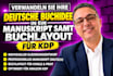 verwandeln sie ihre deutsche buchidee in ein manuskript samt buchlayout fur KDP