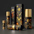 premium design candle label and premium candle box packaging