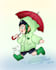 draw a cute custom chibi character illustration