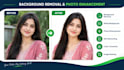 professionally retouch portraits, remove blemishes and enhance photos