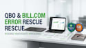 fix quickbooks online bill com sync errors and chart of accounts