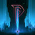 design a futuristic cyberpunk logo with neon effects