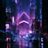 create a bold cyberpunk gaming or esports logo