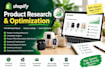 do product research , optimizing