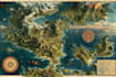 draw a fantasy map illustration