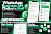 set up whatsapp business API chatbot and wati automation