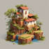 create 2d environment concept art, design, illustration for