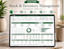 create an inventory management tracker and dashboard