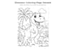 create cute dinosaur coloring pages for kids