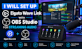set up elgato wave link with obs studio for streaming audio