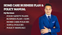 write home care agency blueprint with policy, sops and compliant policy manuals