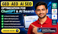 do GEO aeo ai SEO optimization for chatgpt ai  search for your website