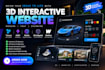 create 3d interactive website, threejs, gsap, webgl, 3d configurator, webflow