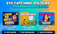 design eyecatching youtube thumbnails