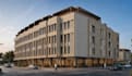 renovate 3d mid rise apartment,multi tenant condo,mixed use building cgi render