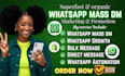 do whatsapp mass dm, bulk whatsapp marketing, marketing campaign, wati api setup