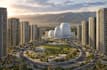 3d mixed use residential development, apartment complex layout, urban cgi render