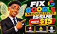 fix google merchant center suspension and misrepresentation