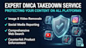 help you with dmca takedown notices and copyright protection