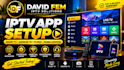 set up iptv player apps on smart tvs, android TV