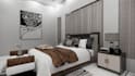 redesign 3 bedroom house layout, residential interior, exterior 3d rendering