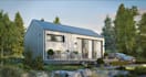 visualize3d prefab house,modular cabin home,bedroom design,cinemagraph rendering