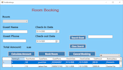 develop a c hash hotel management system with sql server