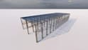 create structural metal frame building, drywall, container steel home, pole barn