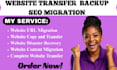 website transfer woving backup URL https database recovery file SEO migra
