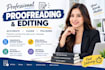 proofread and edit german business documents, emails and reports