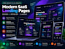 design and develop a modern saas landing page website