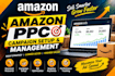 be your amazon PPC specialist and ads manager