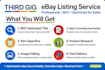 create and optimize ebay product listings with SEO