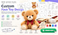 create manufacturing ready plush toy design plush pattern and plush tech pack