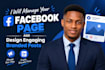 manage your facebook page and design engaging branded posts