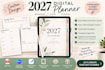 design a 2027 digital planner, hyperlinked planner, and printable planner