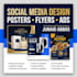 design professional social media posters and flyers