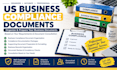 organize and prepare professional US business compliance documents