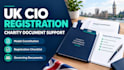 prepare UK cio registration and charity governing documents