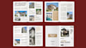 design real estate property materials, brochures and interactive booklets