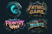 do a fantasy game logo