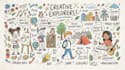 draw simple editorial doodle illustration