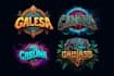 make a fantasy game logo
