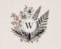 design botanical hand drawn logo