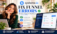 fix systeme io funnel errors, broken pages and redirects