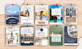 design custom pinterest pins with editable canva files