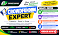 crowdfunding campaign setup fundraiser strategy kickstarter gofundme page writer