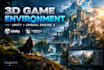create 3d game level design in unity and unreal engine