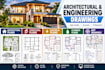 Draw your structural architectural electrical plumbing plans and mep ...