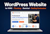 build wordpress website hvac, plumbing, electrical, roofing, general contractors